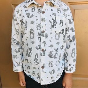 Zara Baby Boy Button Down Longsleeve shirt